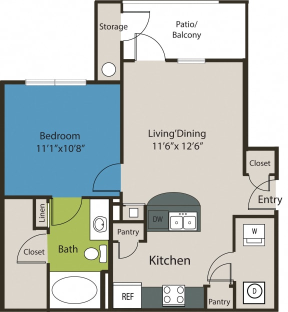 Floor Plans of The Vista in San Antonio, TX